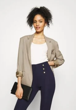 Anna Field Punto Leggings With Button DetailLeggingsDark Blue Donna Pantaloni AN621A04X-K11 -Anna Field 007714f5801d4292a42e3e4e1a14adce