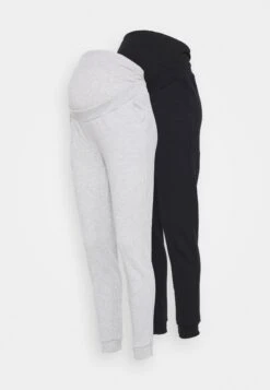 2 PackRegular Fit JoggersOverbumpPantaloni SportiviBlack/Grey Donna Pantaloni EX429B00O-Q11