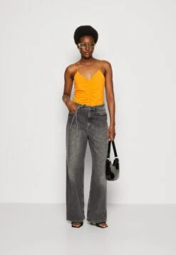 Anna Field TopBlack/Orange Donna T-shirt E Top AN621D16I-Q11