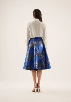 Anna Field Gonna A Campana - Blue/Silver -Anna Field 02de3825afcd4c25a17a633acccd63a5