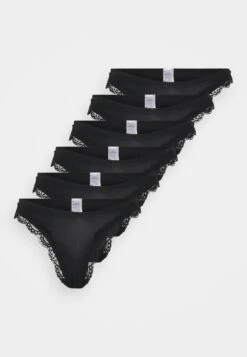 Anna Field 7 Pack - Perizoma - Black -Anna Field 044d621b3a774f329d762fdf15541901