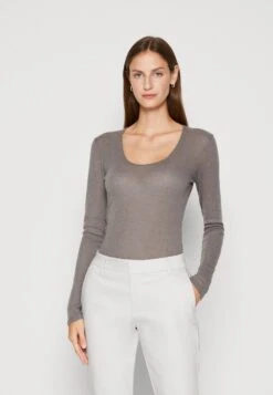 Anna Field Maglietta A Manica LungaMottled Dark Grey Donna T-shirt E Top AN621D197-C11 -Anna Field 0fbf4585bdce4a20a474f6546192d9b8