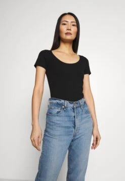 Anna Field 3 PackT-Shirt BasicBlack Donna T-shirt E Top AN621D0PH-Q11 -Anna Field 14bd33a5eb8d4bc68240bce7c44df719