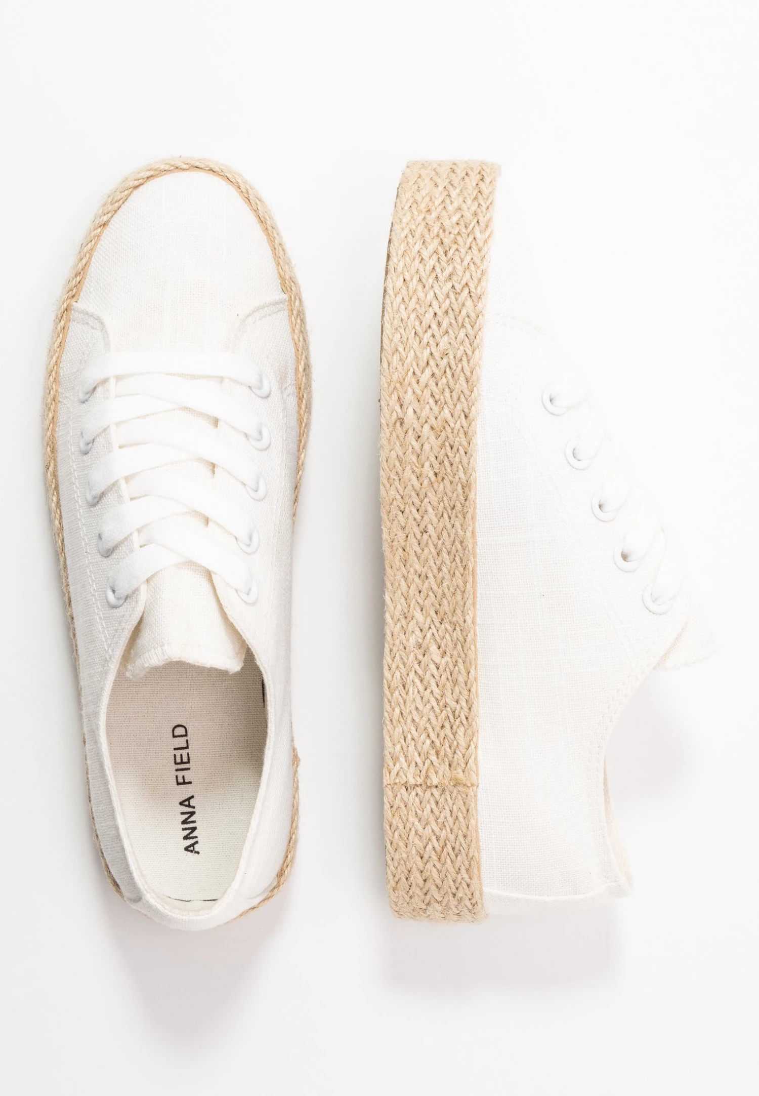Anna Field EspadrillasWhite Donna Scarpe Piatte AN611E05T-A11 6 Anna Field EspadrillasWhite Donna Scarpe Piatte AN611E05T-A11 - immagine 4