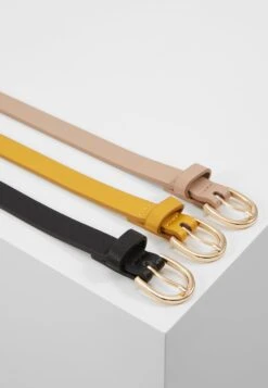 Anna Field 3 PackCinturaBlack/Yellow/Taup Donna Cinture AN651D01Z-Q14 -Anna Field 2a04016d6cc545b2b15b28c388cf9d6d