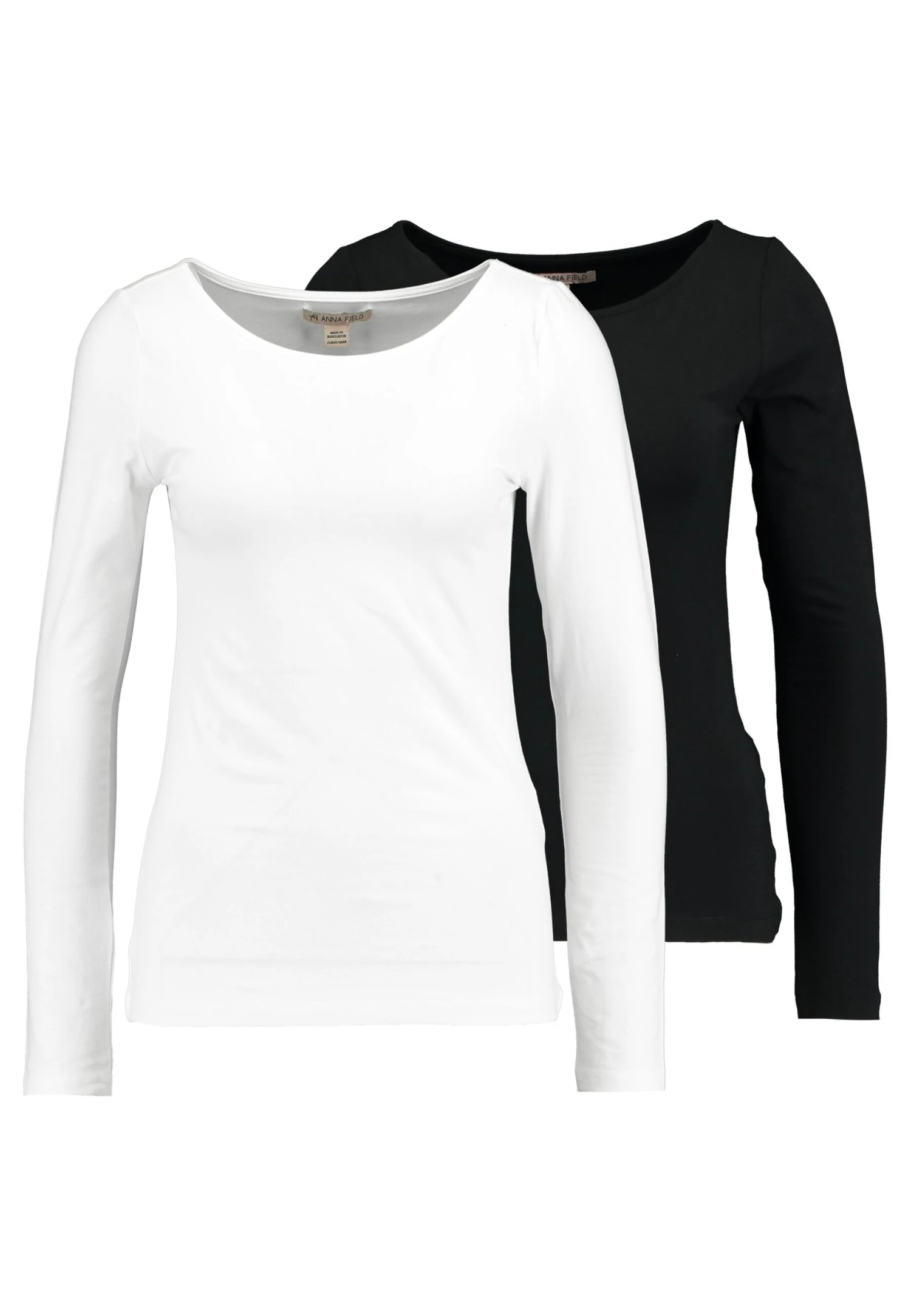 Anna Field 2 PackMaglietta A Manica LungaBlack/White Donna T-shirt E Top AN621D0PI-Q11 3 Anna Field 2 PackMaglietta A Manica LungaBlack/White Donna T-shirt E Top AN621D0PI-Q11