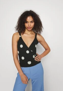 Prima pagina 24 TopBlack/White Donna T-shirt E Top ANH21D01P-Q11