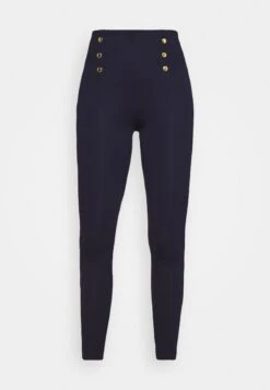Anna Field Punto Leggings With Button DetailLeggingsDark Blue Donna Pantaloni AN621A04X-K11 -Anna Field 46a980d243e44bd0bc0b317bca04d1ba