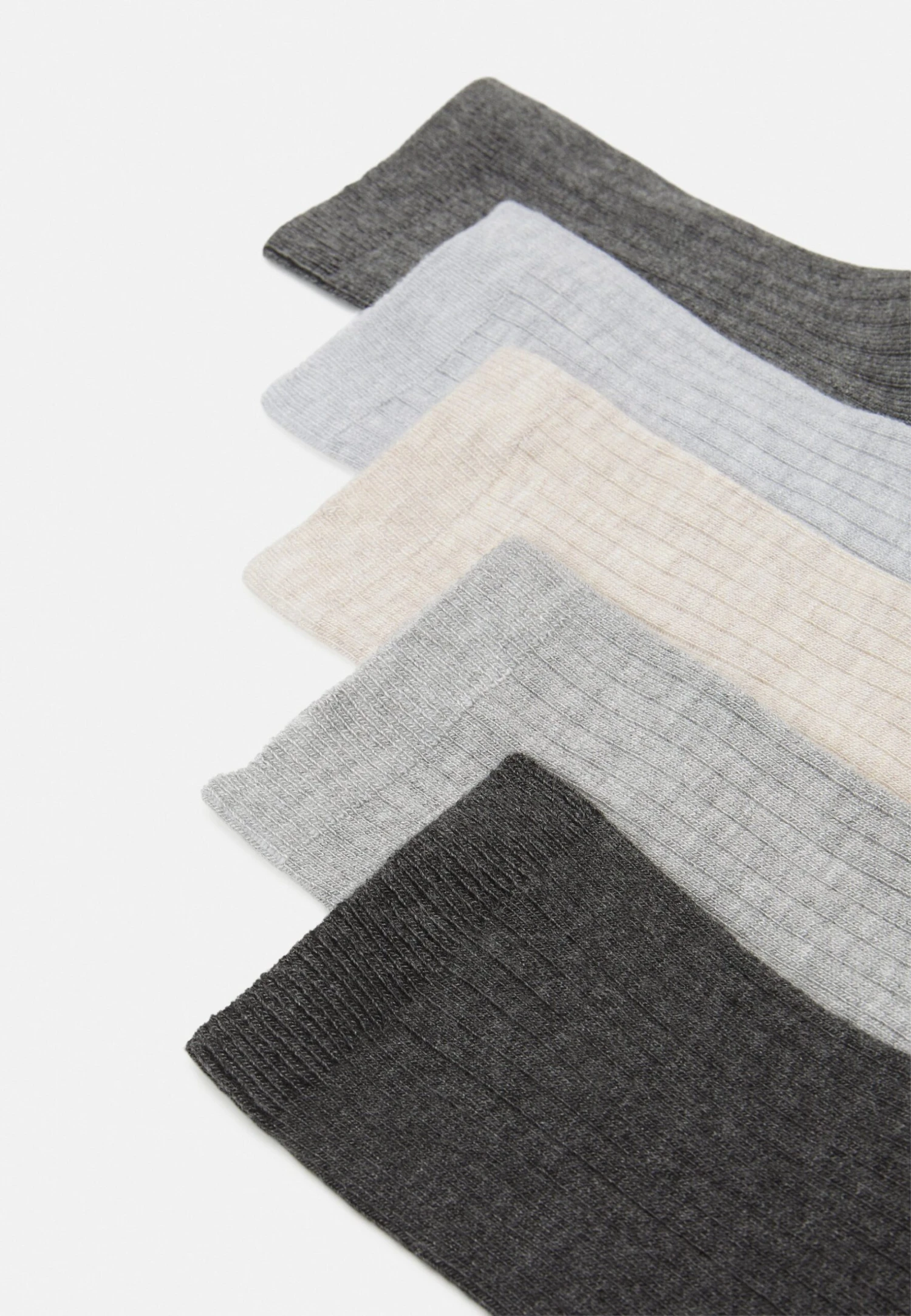 Anna Field 5 Pack - Calze - Black/Grey 4 Anna Field 5 Pack - Calze - Black/Grey - immagine 2