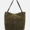 Anna Field Leather - Borsa A Mano - Khaki -Anna Field 4fe33866136c4a0ab8fe51b79aefe216