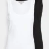 2 PackTopWhite/Black Donna T-shirt E Top ANI21D01Q-A11 -Anna Field 53232133fd80488e9a27830a4afd1818