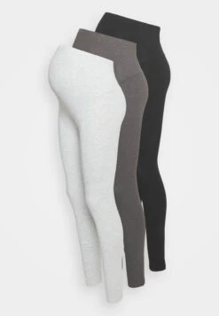 3 PackLeggingsBlack/Mottled Light Grey/Mottled Dark Grey Donna Pantaloni EX429B01L-Q14 -Anna Field 56f75139b3584cc78536c058617bd5ec