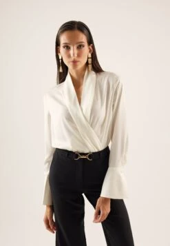 Anna Field Maglietta A Manica LungaWhite Donna T-shirt E Top AN621E0CC-A11