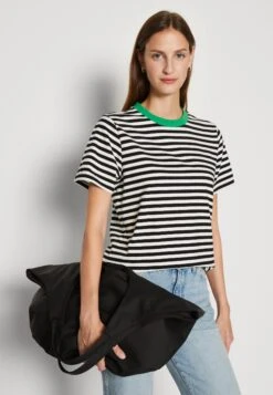 Anna Field T-Shirt Con StampaBlack/White/Green Donna T-shirt E Top AN621D19F-Q12 -Anna Field 60a6c220c1744f6290a621270c5e3138