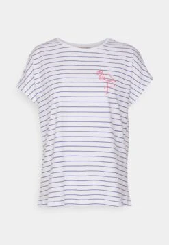 Anna Field Placed Stripe Flamingo Francesca T-Shirt Con StampaWhite Donna T-shirt E Top AN621D199-A11 -Anna Field 65b9bfd9671b4e5bbde072ce7cddfc39