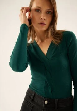 Anna Field Maglietta A Manica LungaDark Green Donna T-shirt E Top AN621D184-M11 -Anna Field 6862d94034c148e291302deae91f2e1a