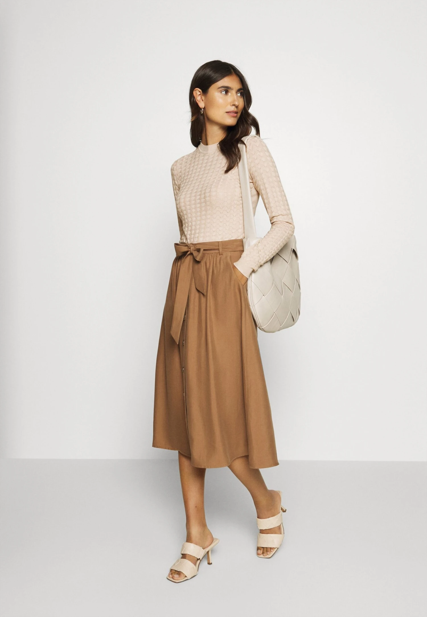 Anna Field MaglioneLight Tan Melange Donna Maglieria AN621I0F4-B11 4 Anna Field MaglioneLight Tan Melange Donna Maglieria AN621I0F4-B11 - immagine 2