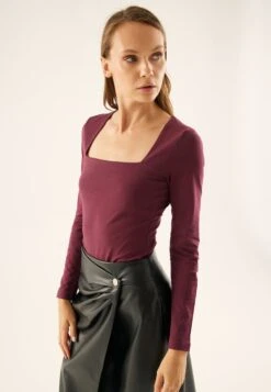 Anna Field Maglietta A Manica LungaDark Red Donna T-shirt E Top AN621D183-G11 -Anna Field 7ce04e72970f484cb295a46402b25d05