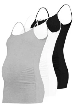 3 PackTopBlack/Greymel/White Donna T-shirt E Top EX429G01X-Q11