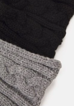 Anna Field 2 PackParaorecchieBlack/Grey Donna Cappelli E Foulard AN651B023-Q11 -Anna Field 80a8676db8214cb19cad0dfafafd65d5