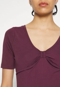 Anna Field T-Shirt BasicDark Red Donna T-shirt E Top AN621D17V-G11 -Anna Field 828ae6d5389049aeb92c04d2f049e230