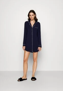 Anna Field Camicia Da NotteBlue Donna Intimo Notte E Loungewear AN681P0A2-K11 -Anna Field 86e4d19a9a574abe82d1a2cbd17addee