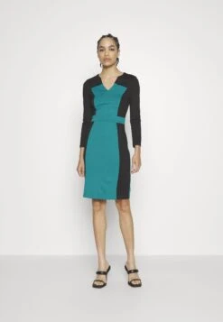 Anna Field Vestito Di Maglina - Black/Dark Green -Anna Field 88cc832a49dc41f1834d144f807a94fc