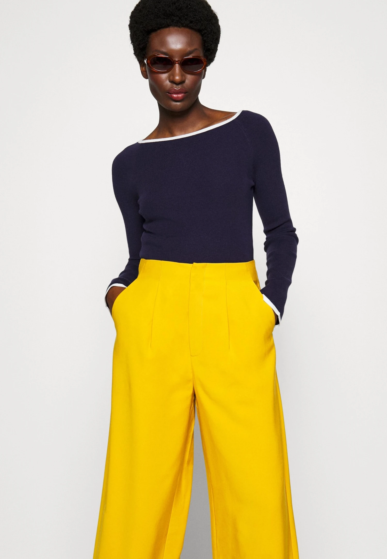 Anna Field Pantaloni - Dark Yellow 6 Anna Field Pantaloni - Dark Yellow - immagine 4