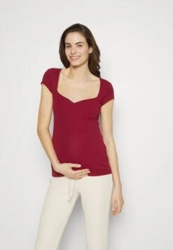 T-Shirt BasicDark Red Donna T-shirt E Top EX429G064-G11