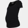 T-Shirt BasicBlack Donna T-shirt E Top EX429G067-Q11