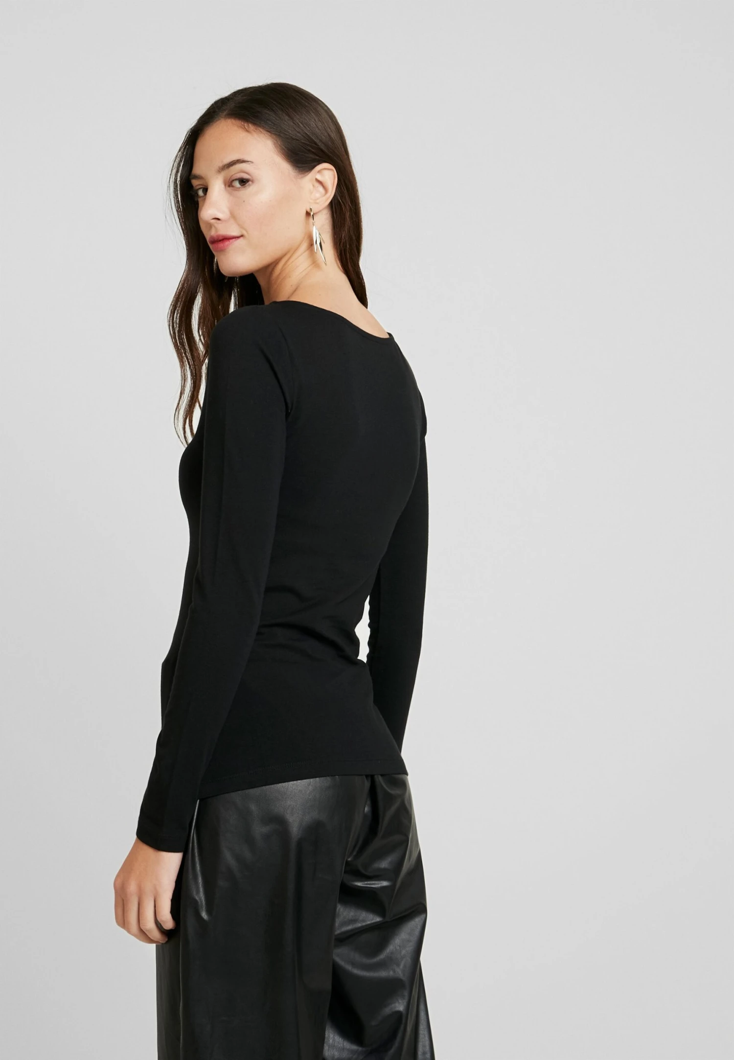 Anna Field 2 PackMaglietta A Manica LungaBlack/White Donna T-shirt E Top AN621D0PI-Q11 6 Anna Field 2 PackMaglietta A Manica LungaBlack/White Donna T-shirt E Top AN621D0PI-Q11 - immagine 4