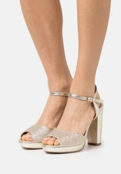 Anna Field Leather- Sandali Con Plateau - Gold