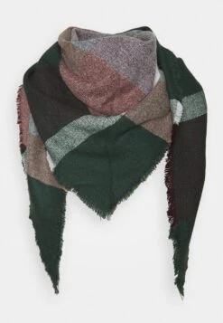 Anna Field Foulard - Dark Green/Light Pink