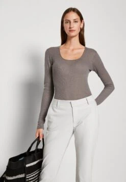 Anna Field Maglietta A Manica LungaMottled Dark Grey Donna T-shirt E Top AN621D197-C11 -Anna Field b4e3379e53254d188a51e7a3821aa77a