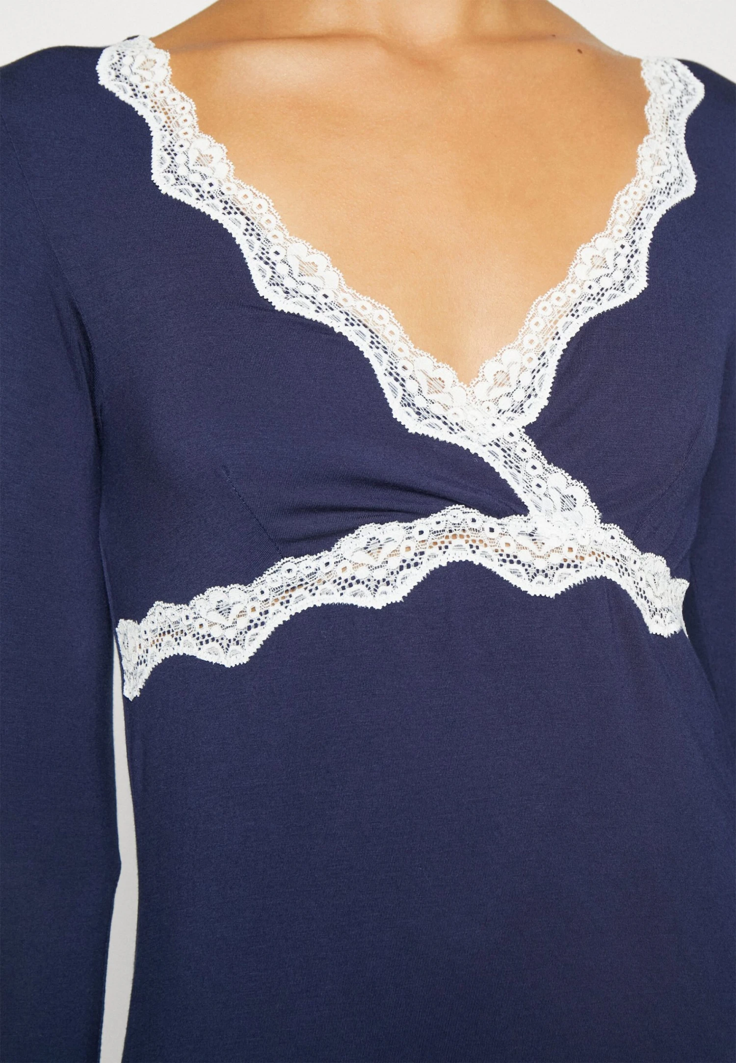 Anna Field Camicia Da NotteDark Blue Donna Intimo Notte E Loungewear AN681P02P-K11 8 Anna Field Camicia Da NotteDark Blue Donna Intimo Notte E Loungewear AN681P02P-K11 - immagine 6