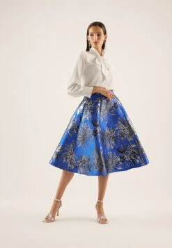 Anna Field Gonna A Campana - Blue/Silver -Anna Field c4dee70c72ce446698ff4034fb79a1fe