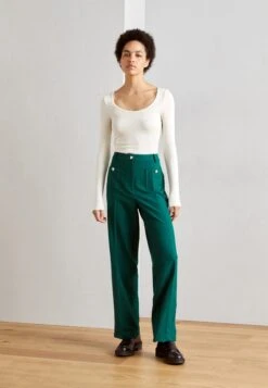 Anna Field 2 PackMaglietta A Manica LungaBlack/Off-White Donna T-shirt E Top AN621D19G-Q11