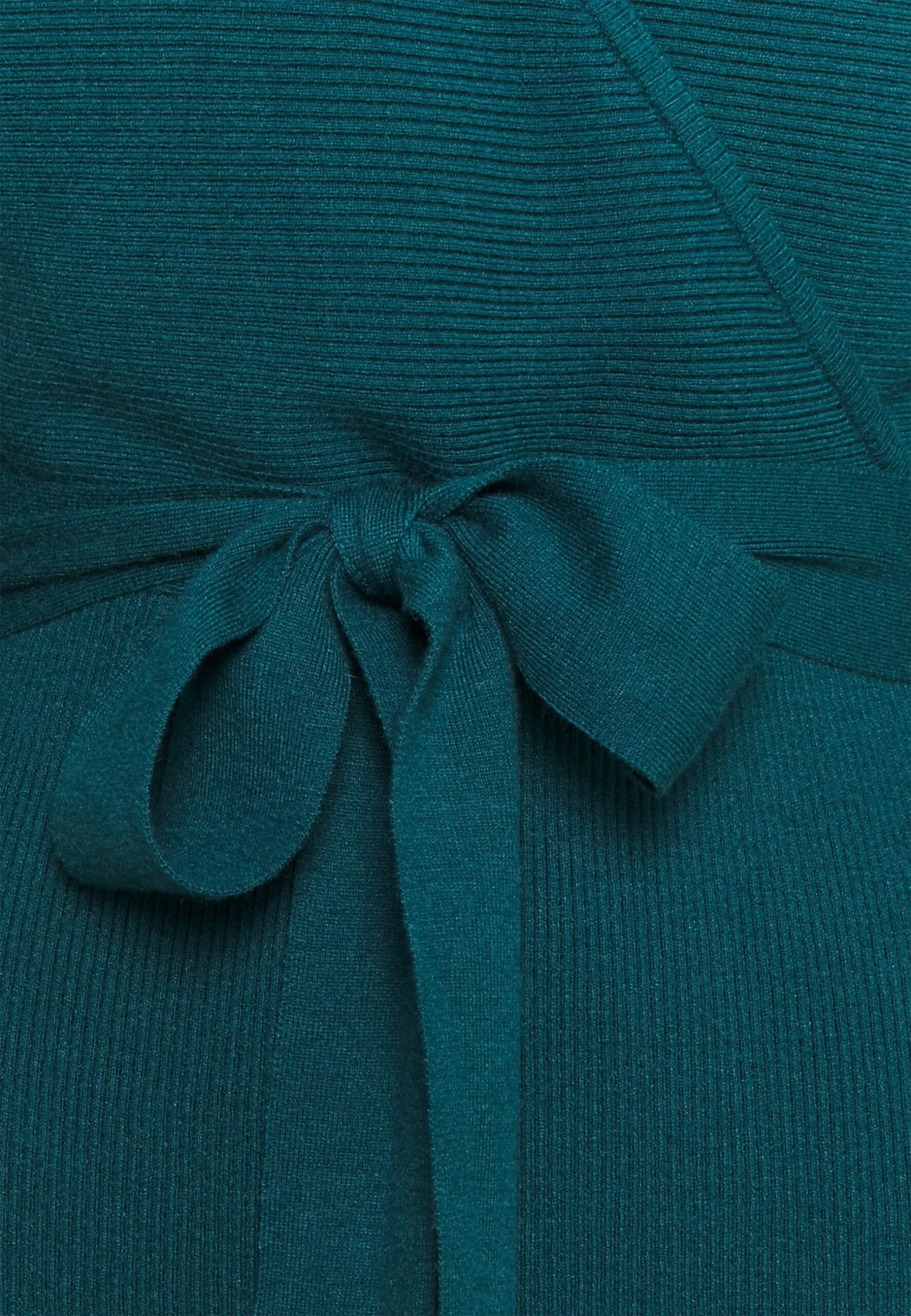 Anna Field Wrap V Ausschnitt Mini Strickkleid Mit GürtelTubinoDeep Teal Donna Vestiti AN621C1JZ-M11 5 Anna Field Wrap V Ausschnitt Mini Strickkleid Mit GürtelTubinoDeep Teal Donna Vestiti AN621C1JZ-M11 - immagine 3