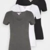 Anna Field 3 PackT-Shirt BasicBlack, White Donna T-shirt E Top AN621D0QW-Q11 1 Anna Field 3 PackT-Shirt BasicBlack, White Donna T-shirt E Top AN621D0QW-Q11 -Anna Field d8673abc075746a285714e911a623aef