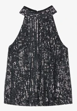 Anna Field TopBlack/Silver Donna T-shirt E Top AN621D18D-Q11 -Anna Field d997a0401f3244d79e7da1547e401fe1