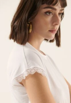 Anna Field 2 Pack T-Shirt BasicBlack/White Donna T-shirt E Top AN621D18Z-Q11 -Anna Field dc219d68d271496a9f4aa53d578da793