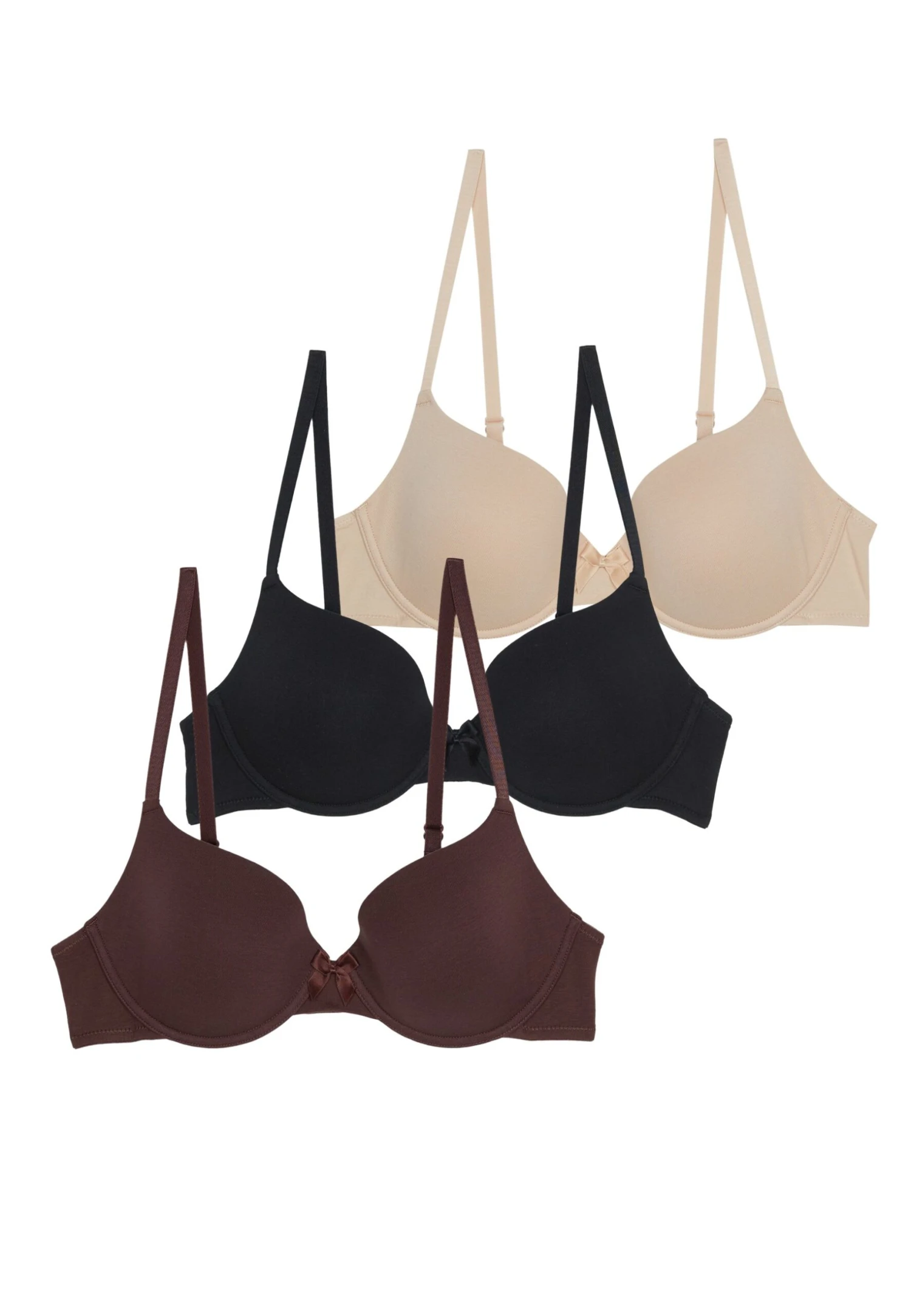 Anna Field 3 PackReggisenoBlack/Nude/Brown Donna Intimo AN681A042-K11 6 Anna Field 3 PackReggisenoBlack/Nude/Brown Donna Intimo AN681A042-K11 - immagine 4
