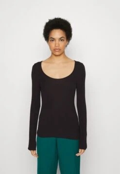 Anna Field 2 PackMaglietta A Manica LungaBlack/Off-White Donna T-shirt E Top AN621D19G-Q11 -Anna Field e2a6829500c346739e298bf0ff98f6d6