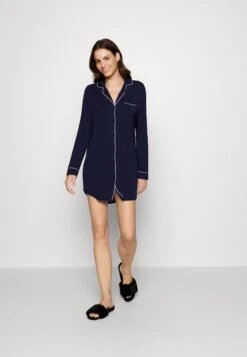 Anna Field Camicia Da NotteBlue Donna Intimo Notte E Loungewear AN681P0A2-K11 -Anna Field e74c288ae53f42d49c6ca75d00f868c4