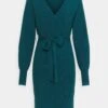 Anna Field Wrap V Ausschnitt Mini Strickkleid Mit GürtelTubinoDeep Teal Donna Vestiti AN621C1JZ-M11 -Anna Field e8c1bdc054594d3a8e48661b797e174b
