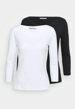 Anna Field 2 PackMaglietta A Manica LungaWhite/Black Donna T-shirt E Top AN621D0Y1-A11 12 Anna Field 2 PackMaglietta A Manica LungaWhite/Black Donna T-shirt E Top AN621D0Y1-A11 -Anna Field e9103d8e05a6451786eb0ce01a8aec49