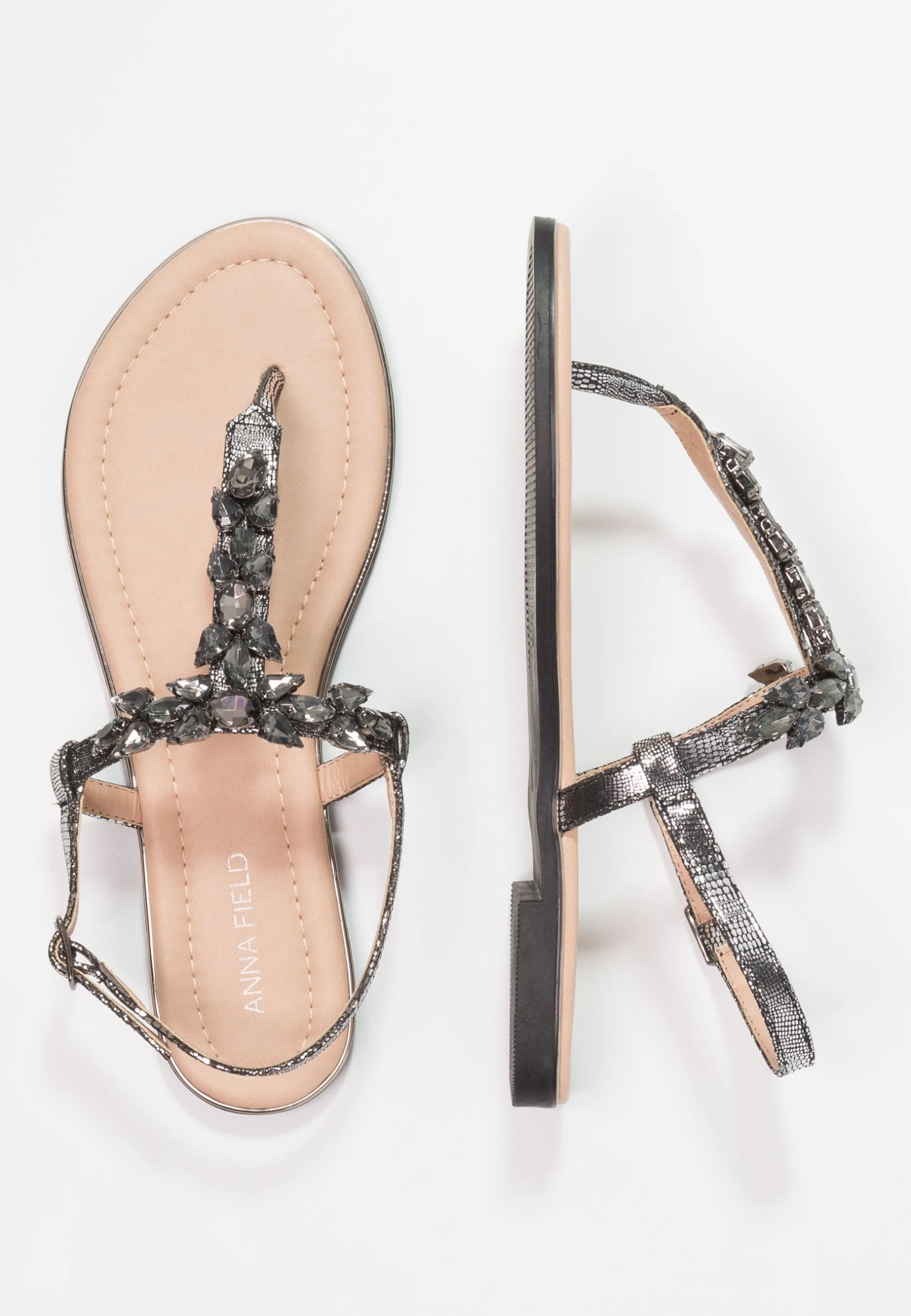 Anna Field Infradito - Dark Gray 5 Anna Field Infradito - Dark Gray - immagine 3