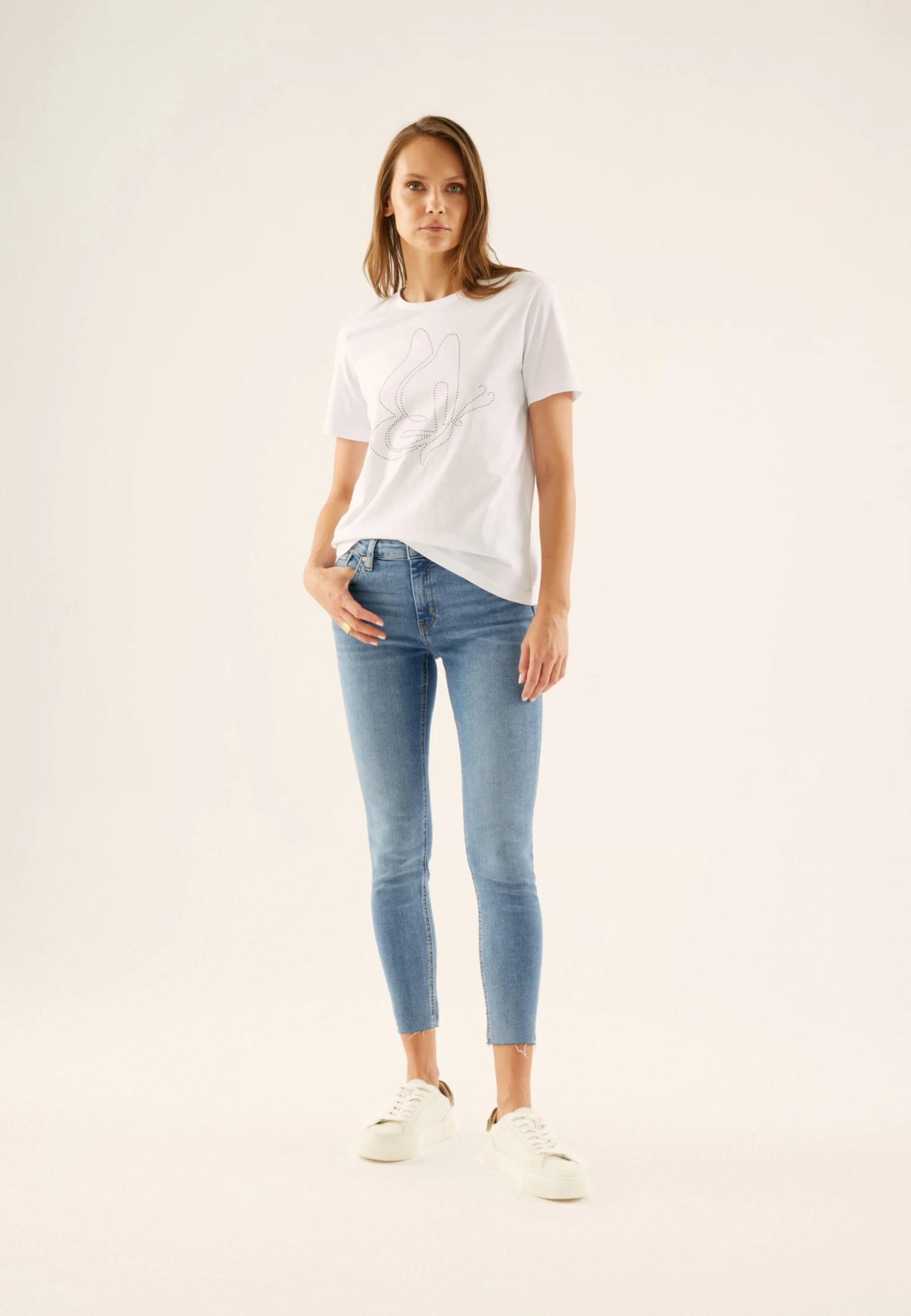 Anna Field T-Shirt Con StampaWhite Donna T-shirt E Top AN621D19U-A11 4 Anna Field T-Shirt Con StampaWhite Donna T-shirt E Top AN621D19U-A11 - immagine 2